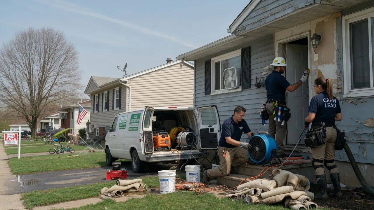 Flood Cleanup in Yates City, IL near me