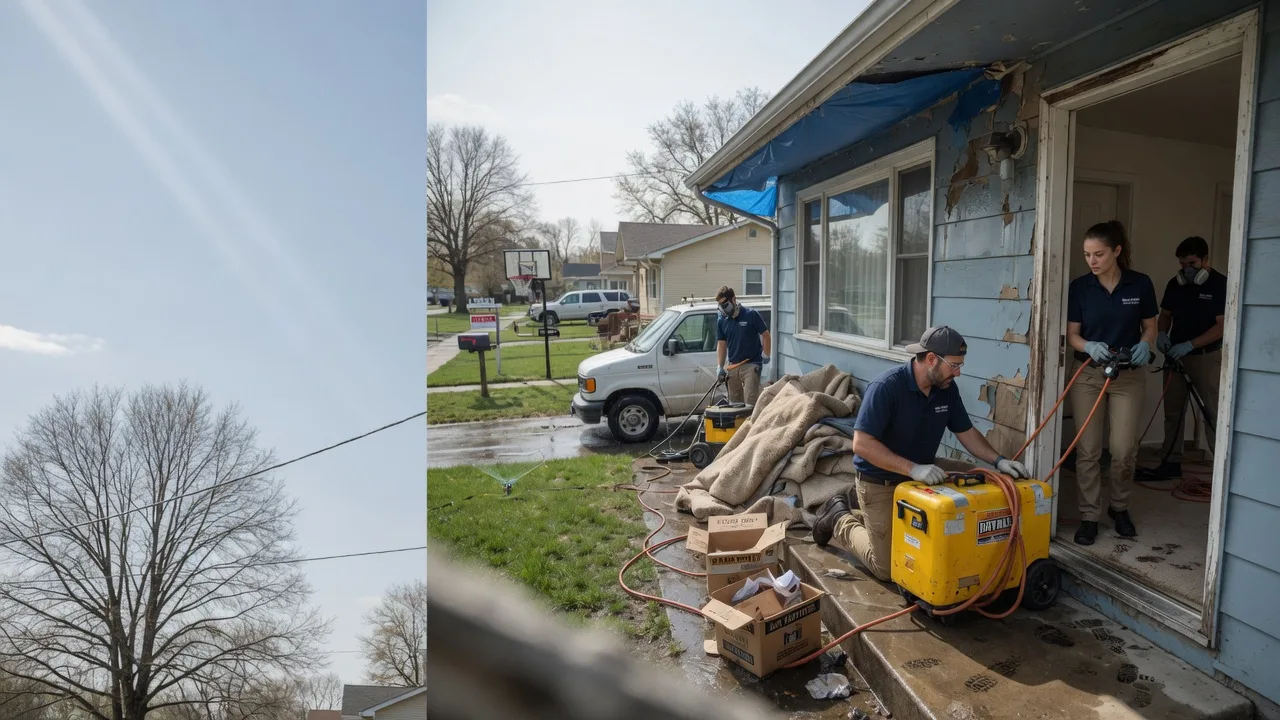 Basement Flood Cleanup in Yates City, IL near me